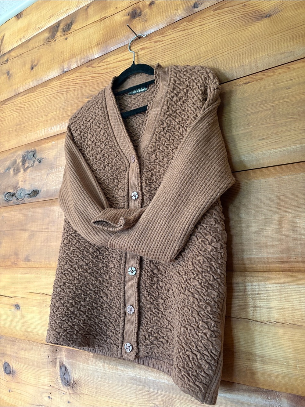 1980’s Oswal Deep by Preethos Button Up Small Sweater